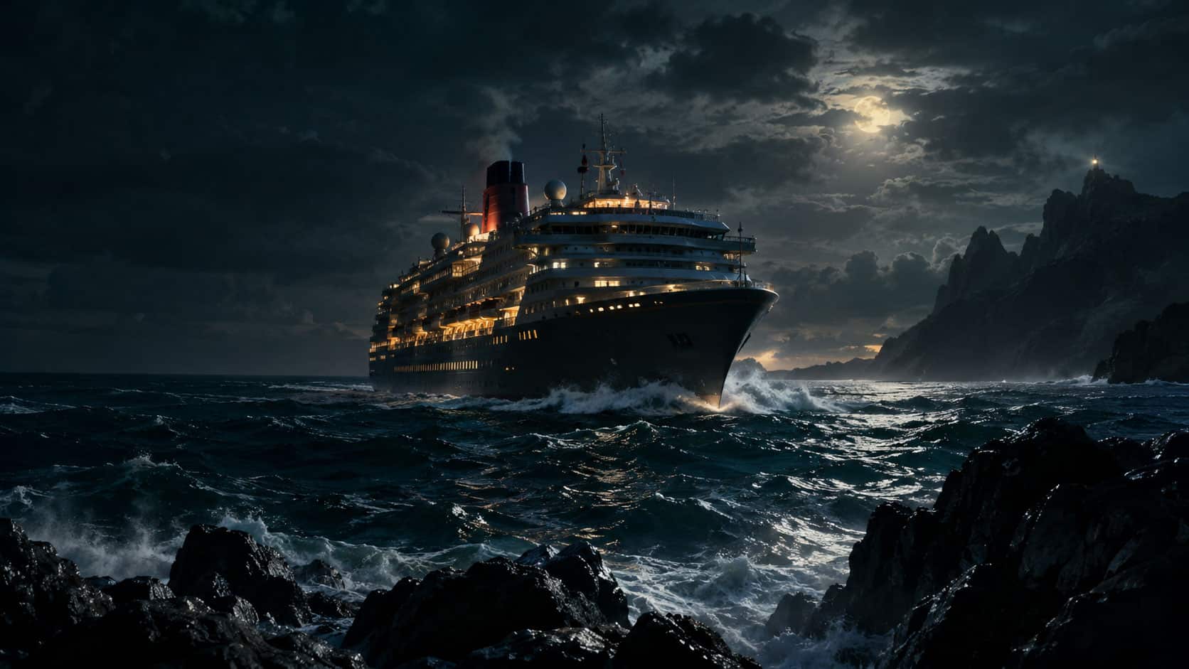 Décor de l'escape game Le Royal Atlantic ne répond plus à Nantes, à bord d'un paquebot